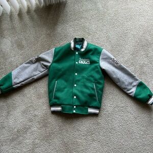 Eagles Green and Gray Varsity Jacket (Princess Diana Jacket dup)